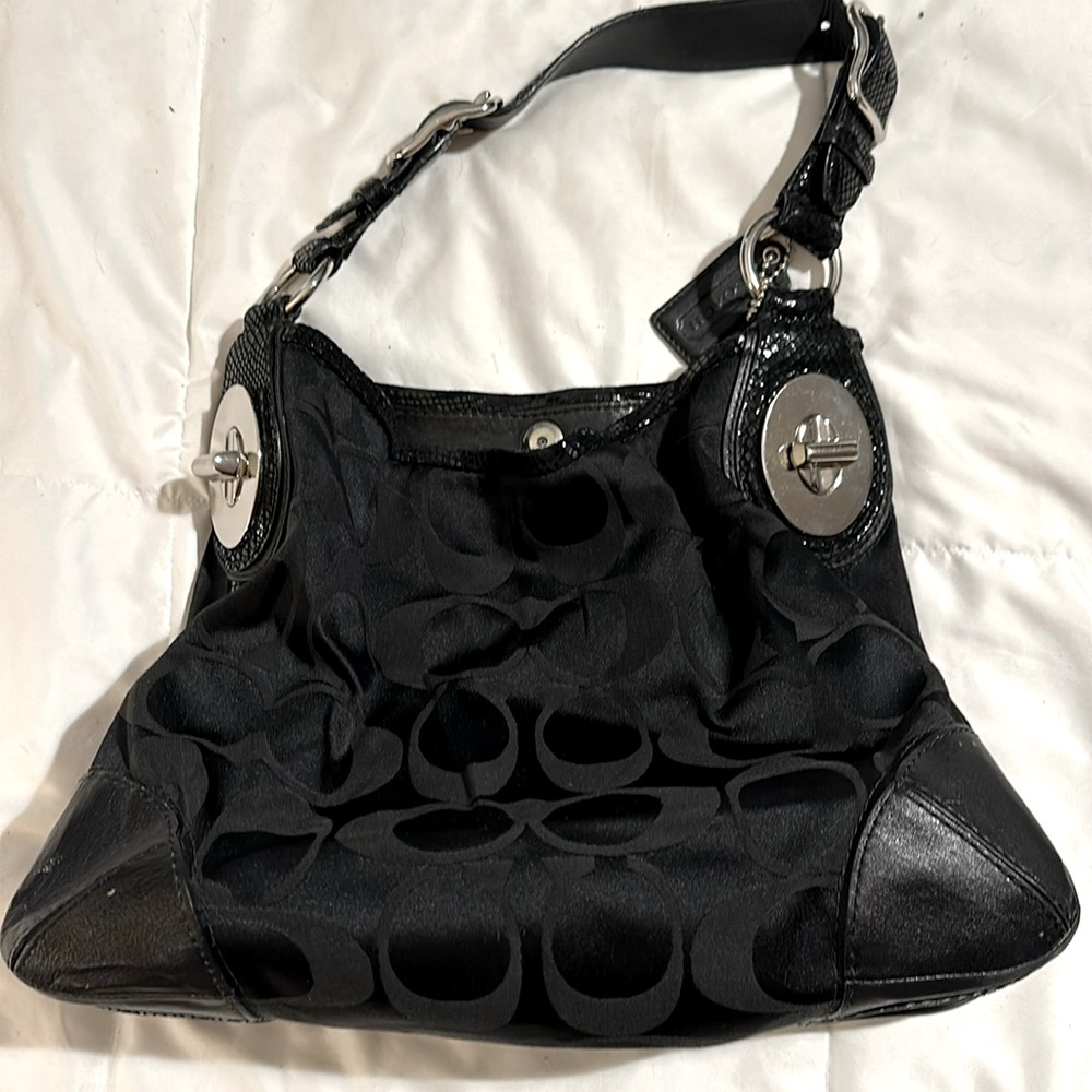 Authentic black Coach bag